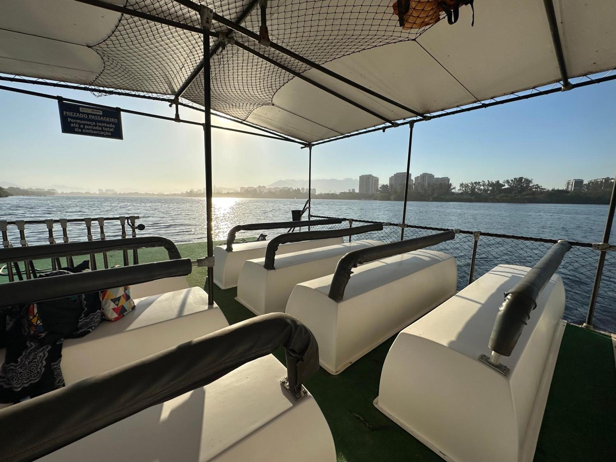 Flat Com Vista Panoramica -15- Na Barra Da Tijuca - Estacionamento Gratuito - Frigobar - Ar Condicionado - Piscina - Academia - Balsa Para Praia Gratis - Varanda - Vista Parcial Mar E Lagoa Rio de Janeiro Exterior foto
